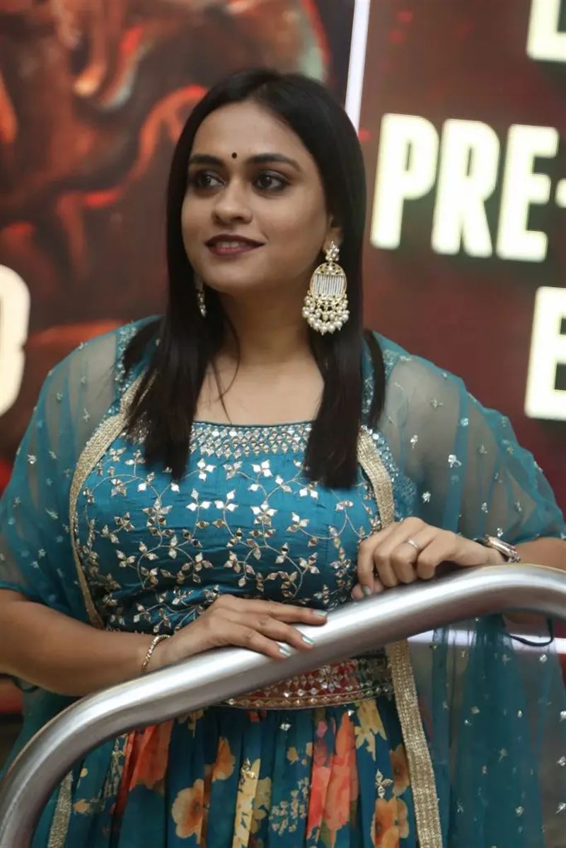 Telugu Tv Anchor Geetha Bhagath at Prasanna Vadanam Movie Release Event